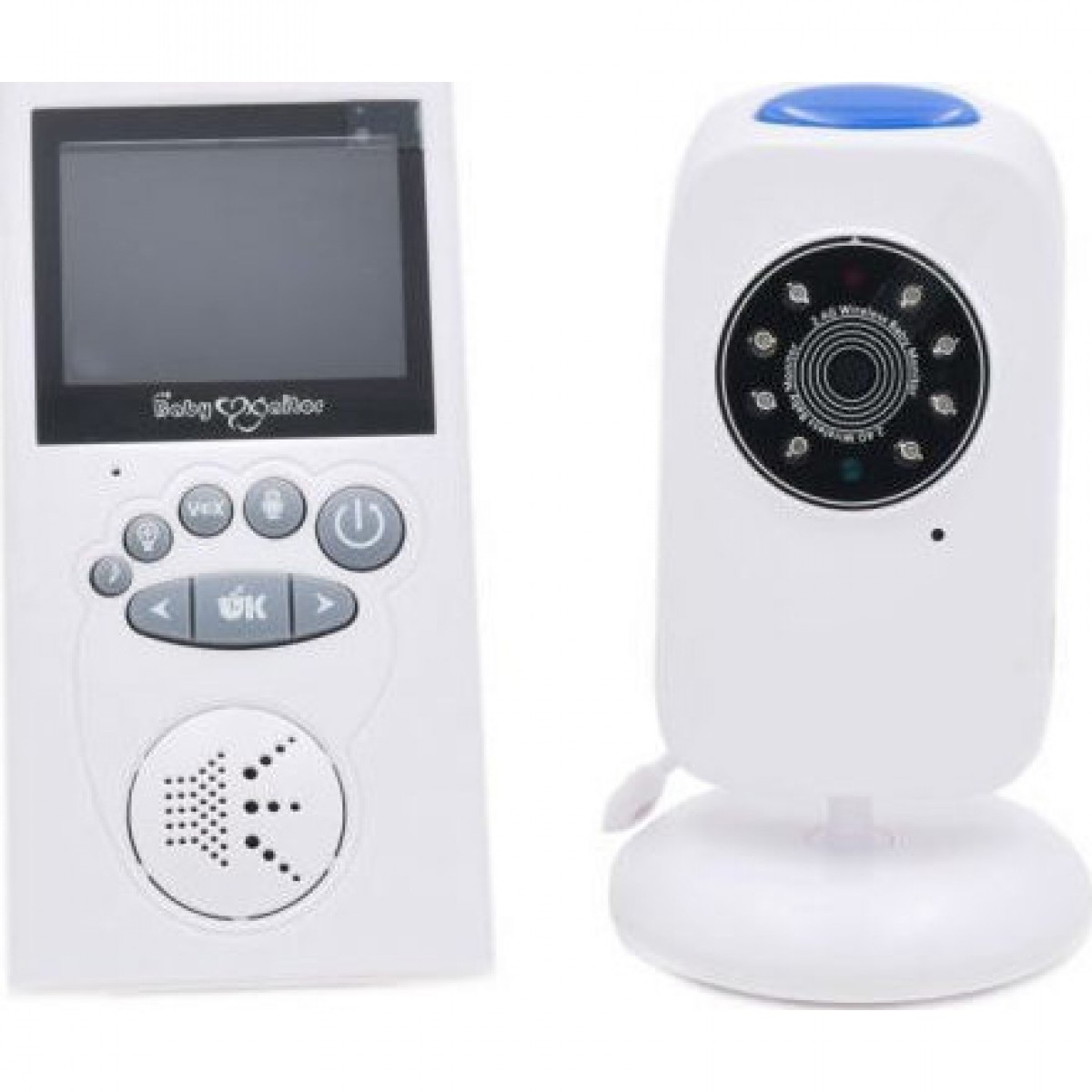 Ασύρματο LED Baby Monitor 2.40″ Αμφίδρομης Επικοινωνίας με Νυχτερινή Λήψη